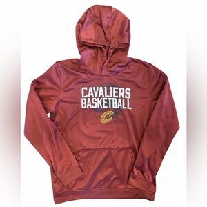 NBA Cleveland Cavaliers Hoodie Youth XL (18/20) Wine with Logo